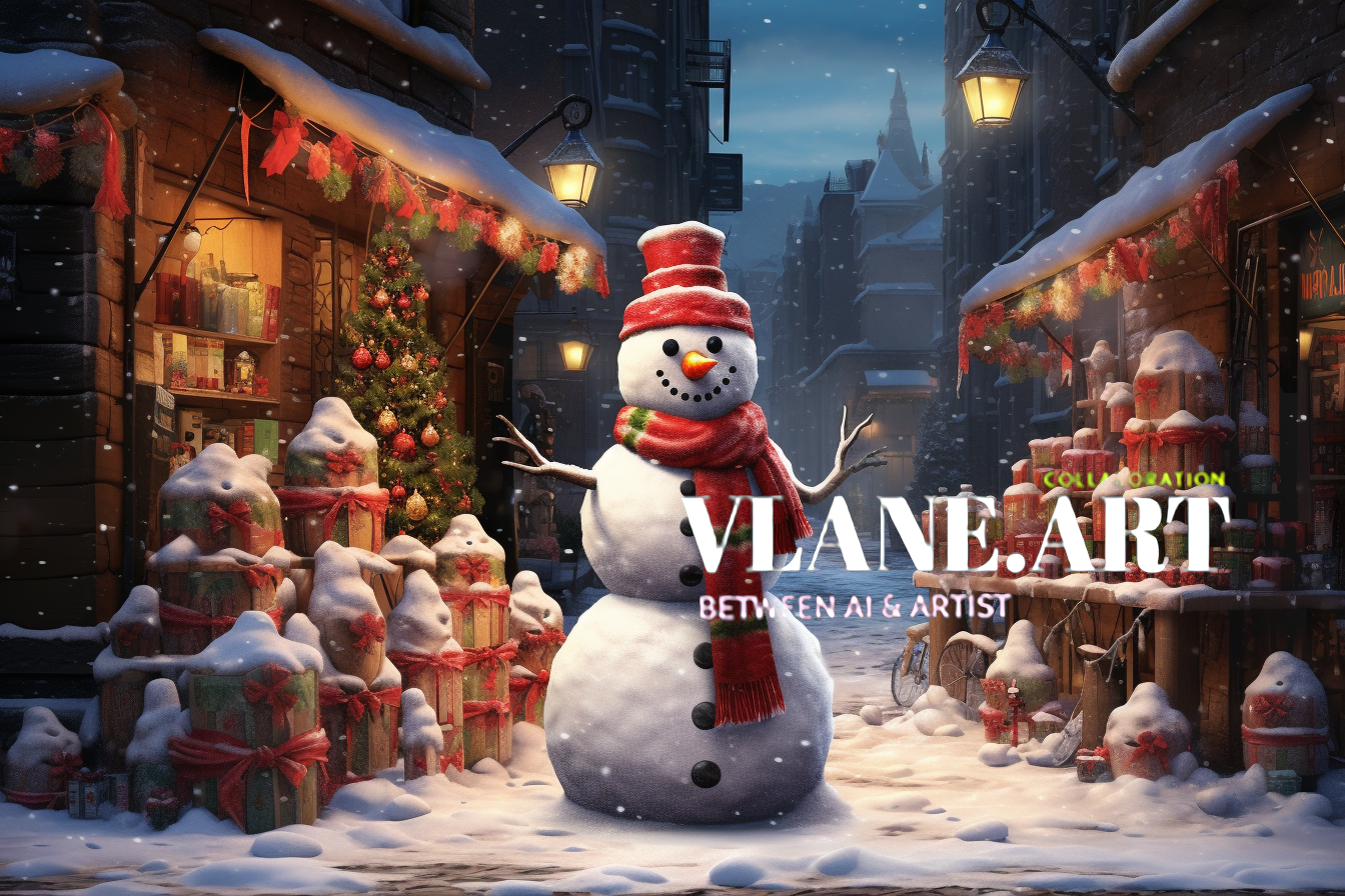 Snowman, Happy Holidays